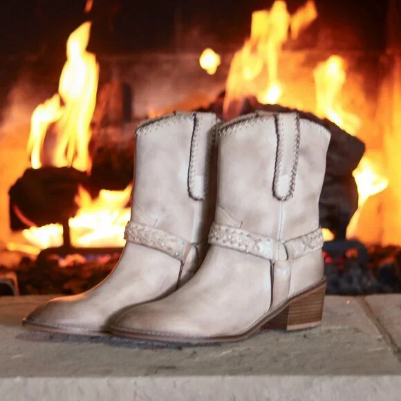 Diba True Genuine Leather Western Bootie - Picture 3 of 10